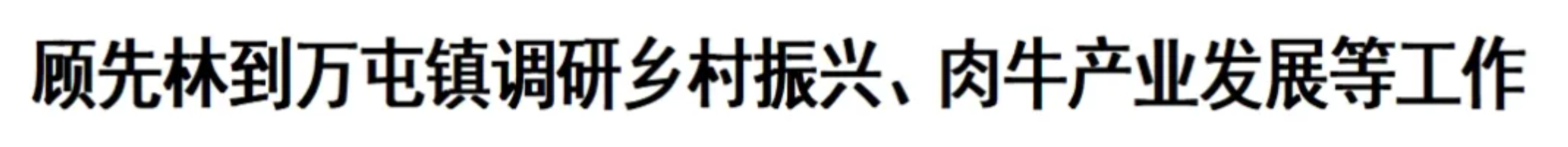 顾先林到万屯镇调研乡村振兴、肉牛产业发展等工作(图1)